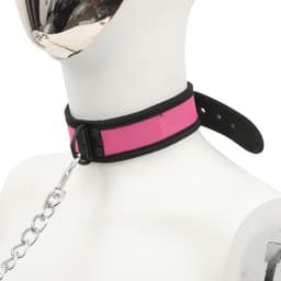 Banoch - Lindo Collar Rosa Neoprene - halsband roze neopreen - puppy play — thumbnail 5