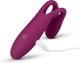 Easy Choice - Koppel Vibrator - Sex Toys voor Vrouwen en Mannen - Vibrators voor Vrouwen - Dubbele Stimulatie - Glijmiddel Waterbasis - EasyGlide Glijmiddel - Erotische Giftset - Cadeau Man en Vrouw - EasyToys - Paars — thumbnail 2