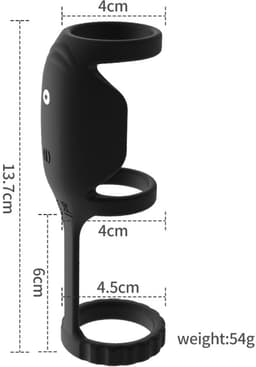 Daity - Cockring Vibrerend - Valentijn Cadeau - Siliconen Penisring - Penisring met 9 Vibratiestanden - Sex Toys voor koppels - Vertraagde ejaculatie ring - Voor Lange & Stevige Erectie — thumbnail 2