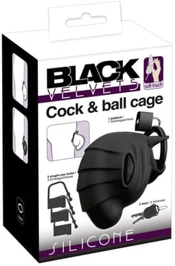 Zwart Velvets Cock & Ball Cage — thumbnail 1