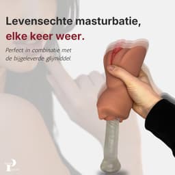 Pillow Pleasure® Sophie - 3-in-1 Pocket Pussy Basisbundel - Realistische Masturbator met Vagina, Mond & Anus - Inclusief Glijmiddel & Accessoires - Sexpop - Sekspop - Sex doll - Sexpop voor mannen - Sekspop voor man - sex toys hommes — thumbnail 3