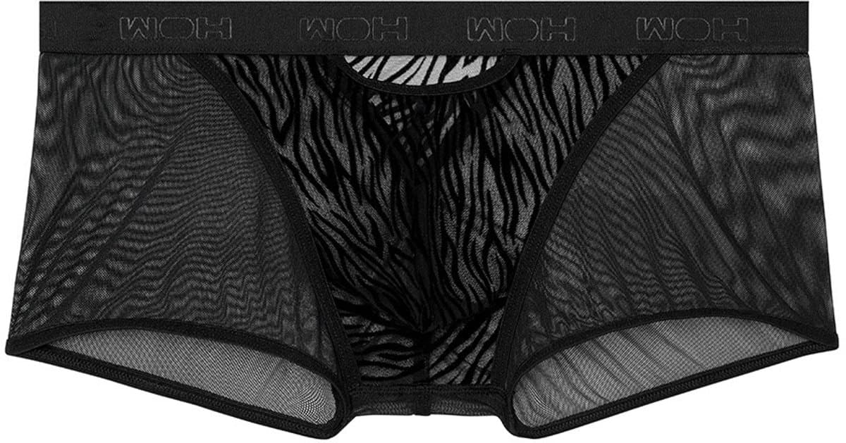 WOH heren microfiber trunk personal allure zwart — afbeelding 1