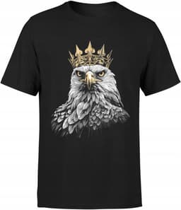 Merkloos - Patriottisch T-shirt - Poolse Adelaar - 100% Katoen - Wit — thumbnail 1