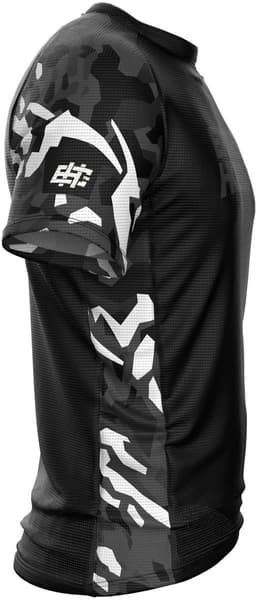 Extreme Hobby Black Panther - Technisch Sportshirt - Czarno-Biała - Ultralicht - 4-way Stretch - Thermoregulatie — thumbnail 3