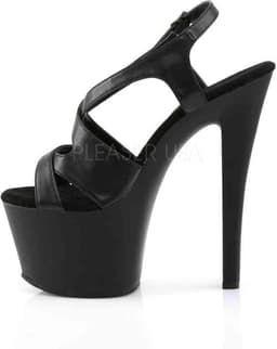 Pleaser - SKY-330 Sandaal met enkelband, Paaldans schoenen - Paaldans schoenen - 42 Shoes - Zwart — thumbnail 3