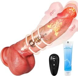 Stotende Dildo – Prostaat Stimulator - Neukmachine voor Mannen Met 7 Stuwende en 10 Vibrerende modussen - Dildo Mannen Anaal Vibrerende - Bewegende Dildo - Sexmachine Dildo - Prostaat Vibrator Mannen Stotend - Dildo Anaal Groot – 100% Waterdicht — thumbnail 1