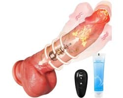 Stotende Dildo – Prostaat Stimulator - Neukmachine voor Mannen Met 7 Stuwende en 10 Vibrerende modussen - Dildo Mannen Anaal Vibrerende - Bewegende Dildo - Sexmachine Dildo - Prostaat Vibrator Mannen Stotend - Dildo Anaal Groot – 100% Waterdicht