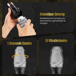 HappySexy Blauw Pocket Pussy vibration / Electrisch Pornstar - Sex toys voor mannen automatisch – Elektrische Blowjob Masturbator man - Masturbators Vibraties - Kunst vagina - Kunstkut Nep kut- Kunstvagina met vibrator — thumbnail 4
