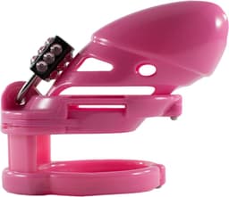 The Vice - Kuisheidskooi - Peniskooi - Chastity Cage - Roze - Verkrijgbaar in de Maten Mini Standaard en Plus Plus — thumbnail 2