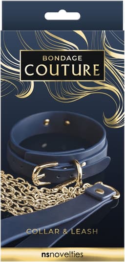 Halsband met Ketting Bondage Couture - Blauw* — thumbnail 4