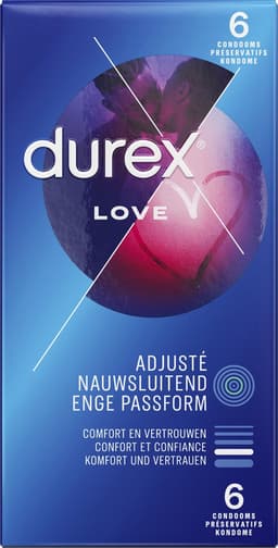 Durex Love Condooms - 6 stuks — thumbnail 2
