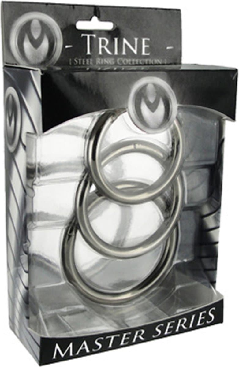 Master Series cockring Trine Stalen Ringen Collectie — afbeelding 1