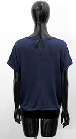 T-shirt met Open Rug voor Dames - Made in Italy — thumbnail 2