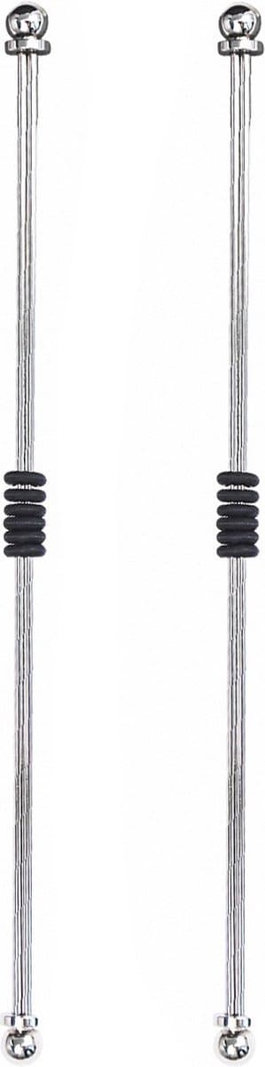 Nooitmeersaai - Bondage RVS tepelklem staafjes — afbeelding 1