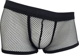BamBella® Boxer short XS/S -kant voor mannen - doorzichtig Erotische Sexy Lingerie Heren - Zwart mannen ondergoed slip — thumbnail 1