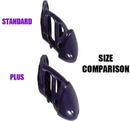 The Vice - Kuisheidskooi - Peniskooi - Chastity Cage - Zwart - Verkrijgbaar in Maten Mini Standaard en Plus Plus — thumbnail 3