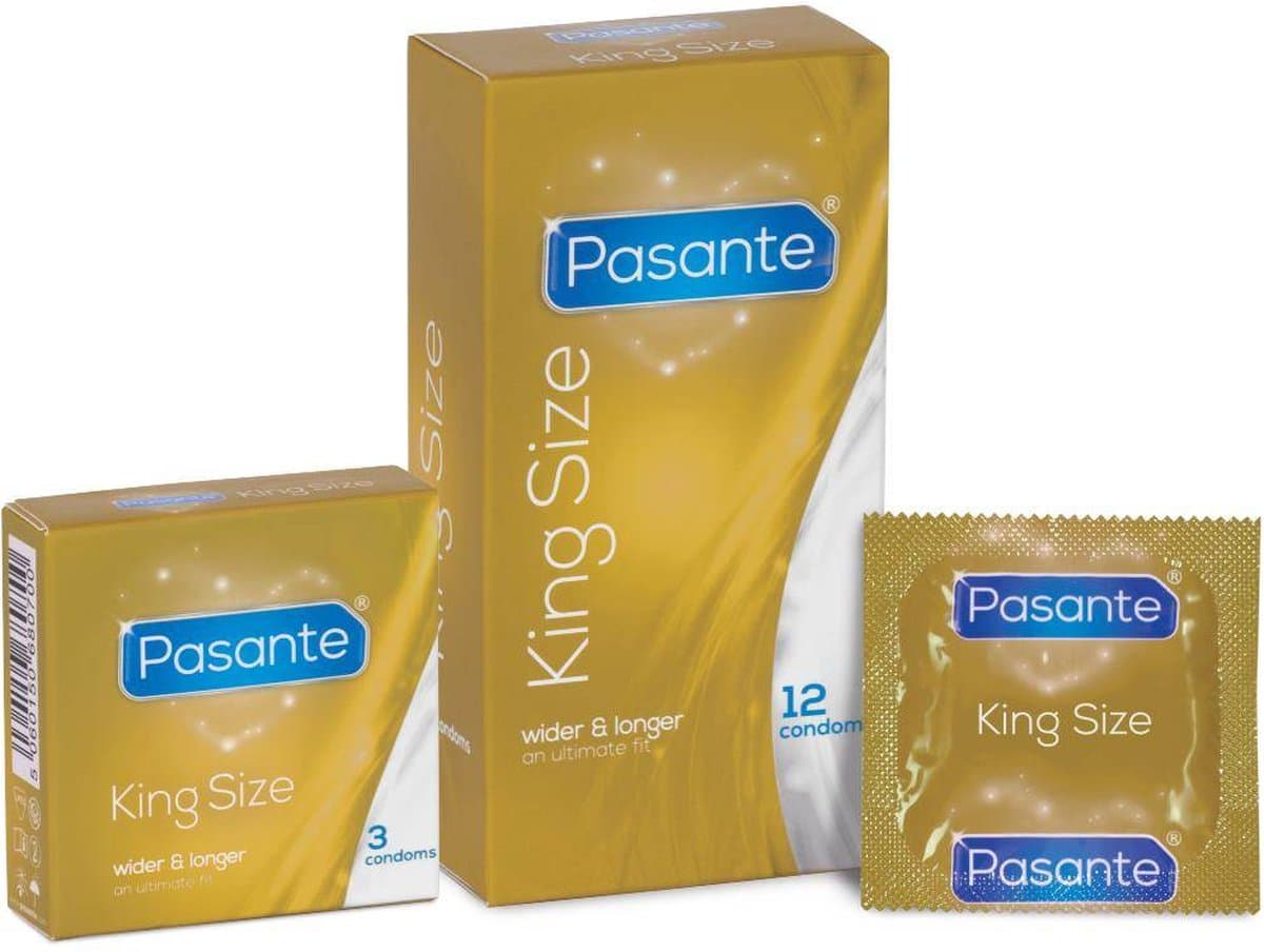 Pasante King Size - 3 stuks - Condooms — afbeelding 1