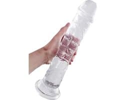 XXL Realistische Jelly Dildo met Sterke Zuignap: Enorme Siliconen Penisreplica voor Intense Anale en Vaginale Stimulatie, Geschikt voor Vrouwen en Mannen