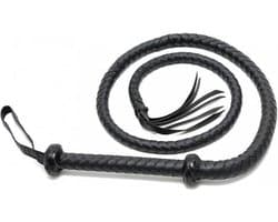 Rimba - Arabische Bullwhip - 150 cm - Zwart