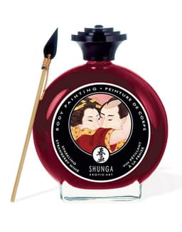 Shunga - Eetbare Bodypaint - Strawberry Wine — thumbnail 1