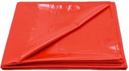 Kiotos - PVC Lak Sex Laken - Rood — thumbnail 1