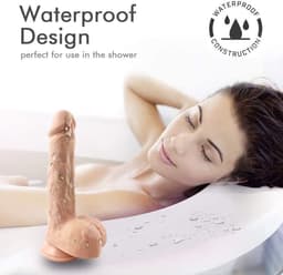 Stotende en intens trillende, verwarmde thrusting dildo — thumbnail 5