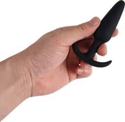Banoch | Buttplug set siliconen beginner ergo - zwart - 3 delig — thumbnail 3