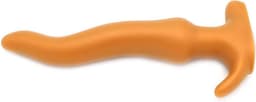 Gold Play - Soft Liquid Siliconen Anaal Dildo - Wave - Goud L — thumbnail 4