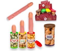 Fop Cadeau Spring Penis In Blik - Jumping Penis in Can – Display 12 Stuks - Verrassende Gag Gift!