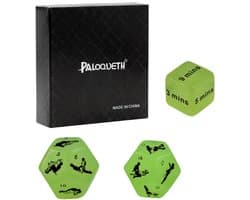 Paloqueth® Erotische Dobbelstenen Set - Glow in the dark - erotiek - Seks spel voor Koppels - Verschillende Standjes - Erotische Dobbelstenen - Seks Dobbelstenen - Erotisch Spel - Sex Dice - Bachelor gift - Vrijgezellenfeest - Erotische spelletjes