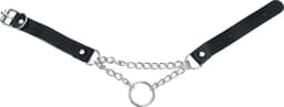 Gothicana Zwarte choker met zilveren ketting - Dames - Standard — thumbnail 3