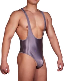 Backless string jumpsuit heren - Erotische ondergoed man - Rollenspel - One Size - Elastisch - G-string — thumbnail 1