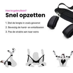 Intenz® - Bondageset - BDSM - Sex Toys voor Koppels - Seksspeeltjes voor mannen en vrouwen - Cadeau — thumbnail 3