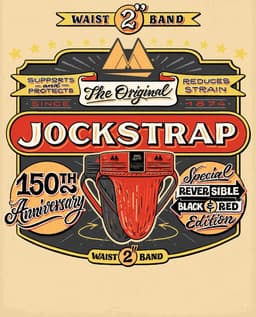 MM Sports The Original Jockstrap 2 inch Reversible Black/Red - MAAT M - Heren Ondergoed - Jockstrap voor Man - Mannen Jock — thumbnail 5