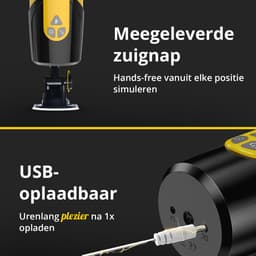 Pleazure Yellow Masturbator – Pocket Pussy – Seks Toys voor Mannen – Nep Vagina Mannen met Deepthroat & Pussy — thumbnail 5
