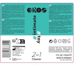 EROS 2in1 Cleaner #intimate #toy 150ml — thumbnail 2