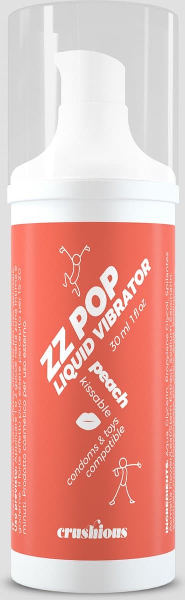 Liquid Vibrator met Perzik Smaak — afbeelding 1
