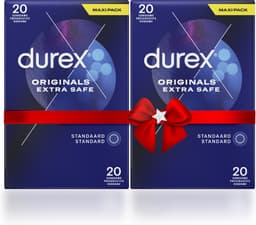 Durex Condooms - Extra Safe 20st x2 - Voordeelverpakking - Cadeau voor man en vrouw — thumbnail 1