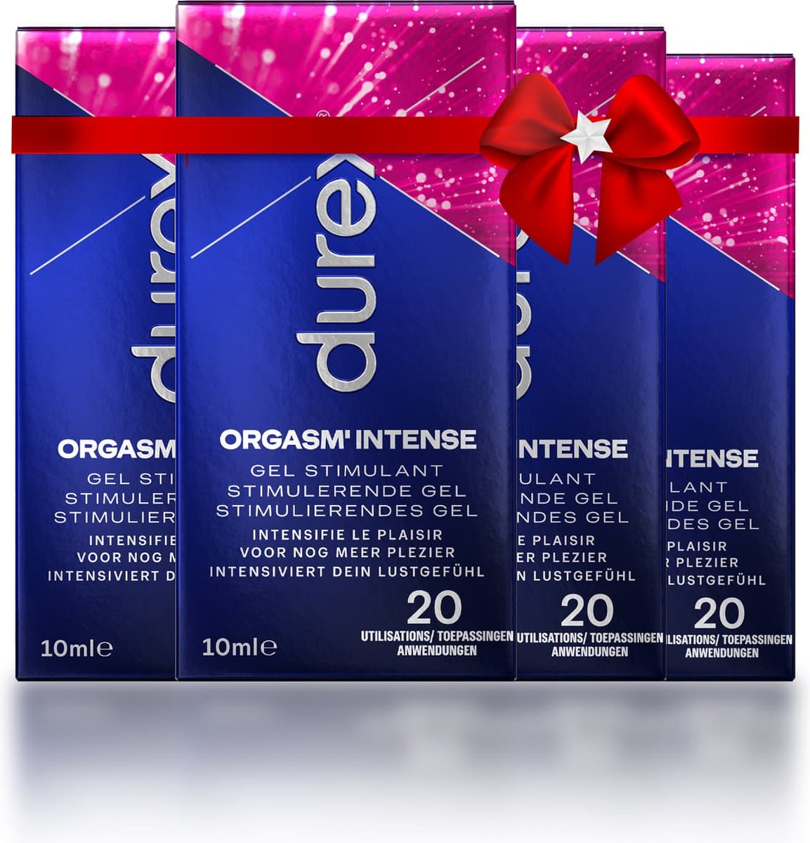 Durex Stimulerende Gel - Intense Orgasm 10ml x4 - Cadeau voor man en vrouw — afbeelding 1