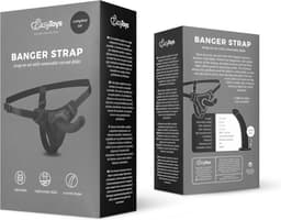 EasyToys - Pegging Starter Set - Siliconen Strap On - Glad - Dildo's - Sex Toys voor Vrouwen en Mannen - Dildo Mannen Anaal - Zwart — thumbnail 3