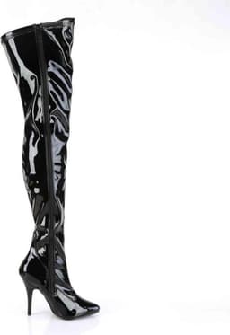 EU 38 = US 8 | SEDUCE-3000 | 5 Plain Stretch Thigh Boot — thumbnail 5