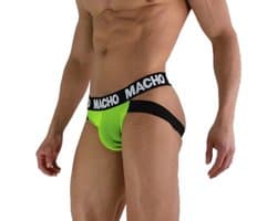 MACHO - MX28FA JOCK GREEN FLUOR XL | EROTISCHE HEREN ONDERGOED | EROTISCHE JOCKSTRAP