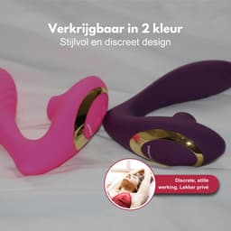 Stargoods Double Date Vibrator - Vibrators voor Vrouwen - Sex Toys voor Vrouwen - Clitoris Zuiger - Fluisterstil - Krachtig — thumbnail 4