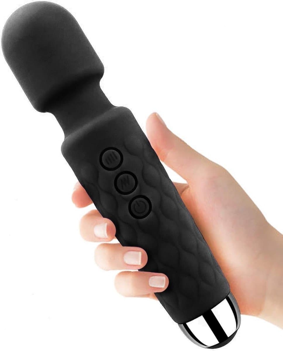 Magic Wand Vibrator Rechargeable - Dildo Vibrator voor Vrouwen - Dildo Vibrator Realistisch - Sex Toys voor Vrouwen Koppels - G Spot Vibrator met 20 Vibratie Standen- Clitoris Stimulator - Seksspeeltjes - Erotiek — afbeelding 1