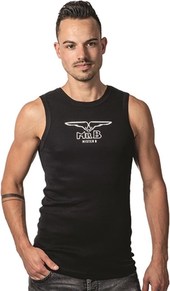 Mister b tanktop shirt zwart small — afbeelding 1