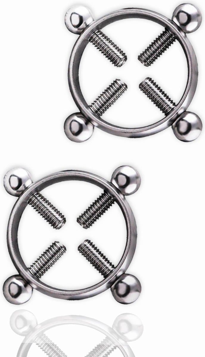 Metalen Tepelklemmen - Double Trouble — afbeelding 1
