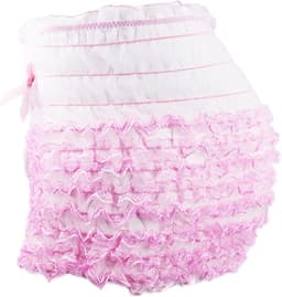 BamBella ® - Boxer short - Onesize - Sexy Erotische - Roze Dun kant gaas stof Ondergoed — thumbnail 5