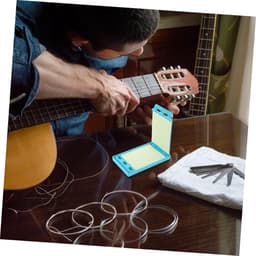 Snaar Reiniger - Instrument Onderhoud - Muziek Maken - Universeel Geschikt - 10.8 cm - Hemelsblauw — thumbnail 5