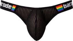 Barcode Berlin Pride Brief Regiro Black - MAAT XL - Erotisch Heren Ondergoed - Slip voor Man - Sexy mannen Slip — thumbnail 1