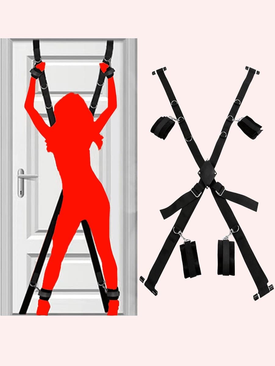 Daity BDSM Spreidstang Deur Bondage Seksbeperkingsset met Positieriemen Deurkozijn Bondageset SM Speelgoed Seksmeubels voor de Slaapkamer Bondage Uitrusting & Accessoires — afbeelding 1
